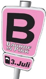 Bauhof in Pink